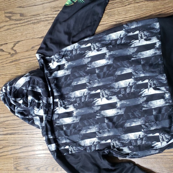 Floral Print Men Hoodie - Picture 10 of 14